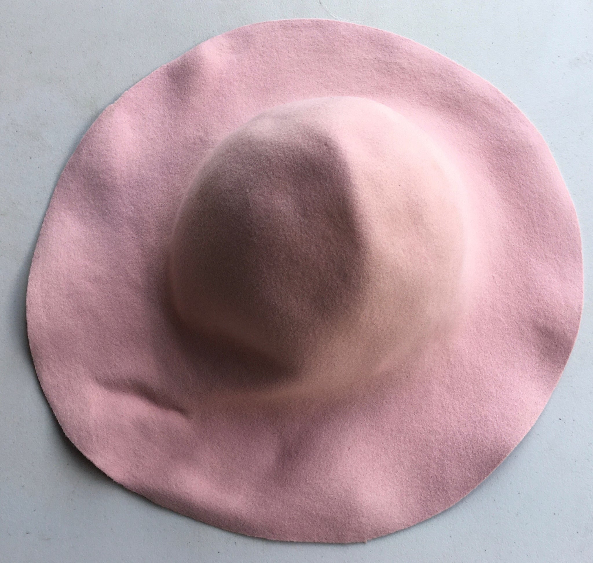 Wool Felt Capeline - White Millinery Hat Supply & HandMade Folk