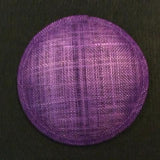 Sinamay Round [14cm] Base - US - B Unique Millinery
