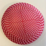 Round Multi-Colour Checked Buntal [16cm] Bases - AU - B Unique Millinery