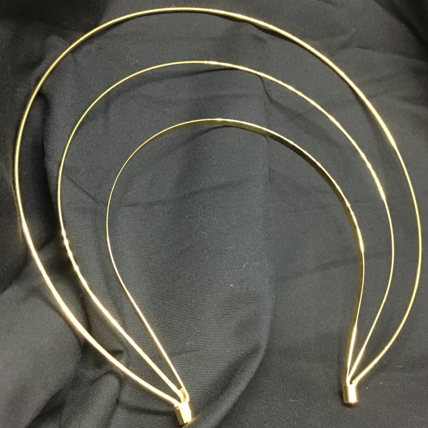 Metal Halo Headbands rose gold double