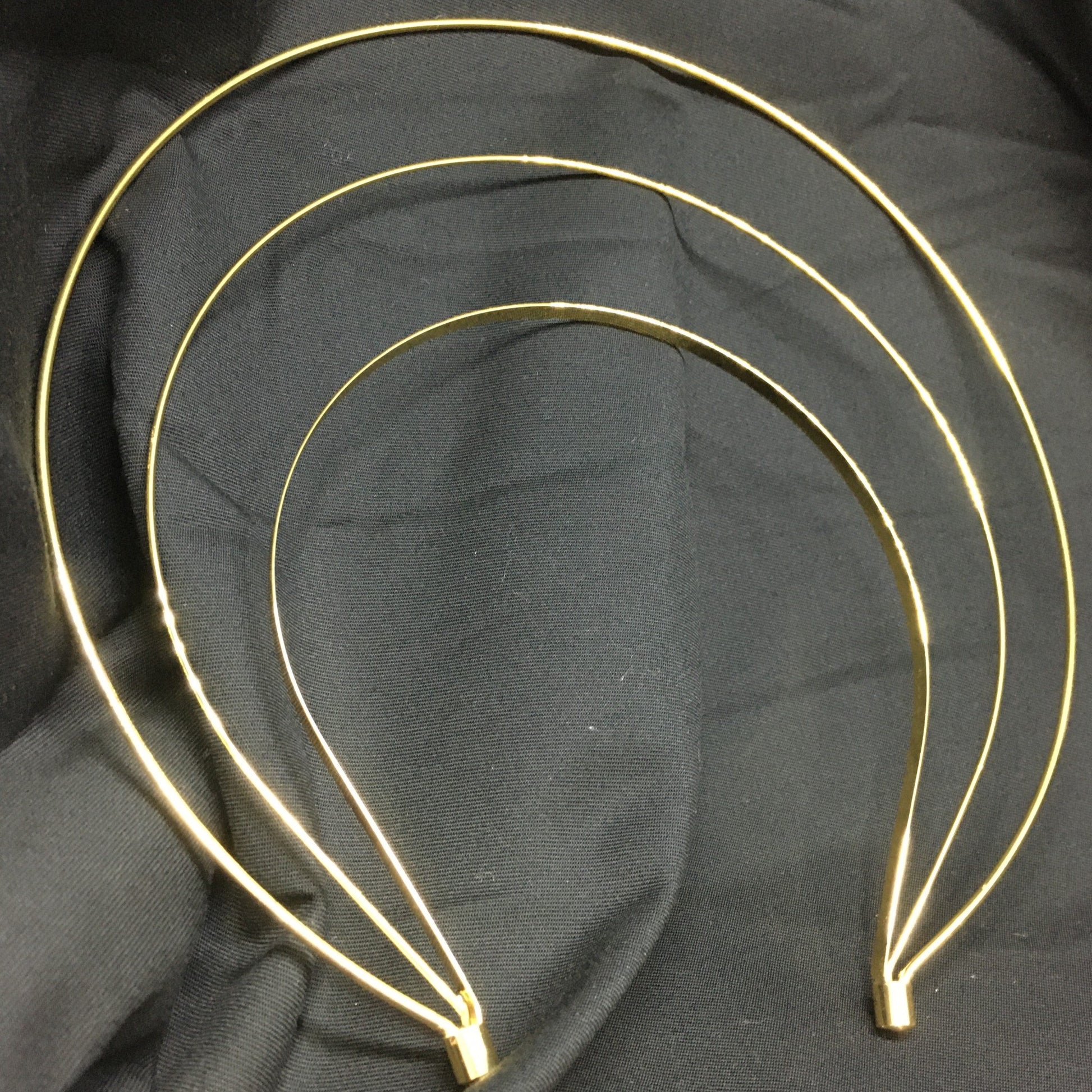 Metal Halo Headbands rose gold double