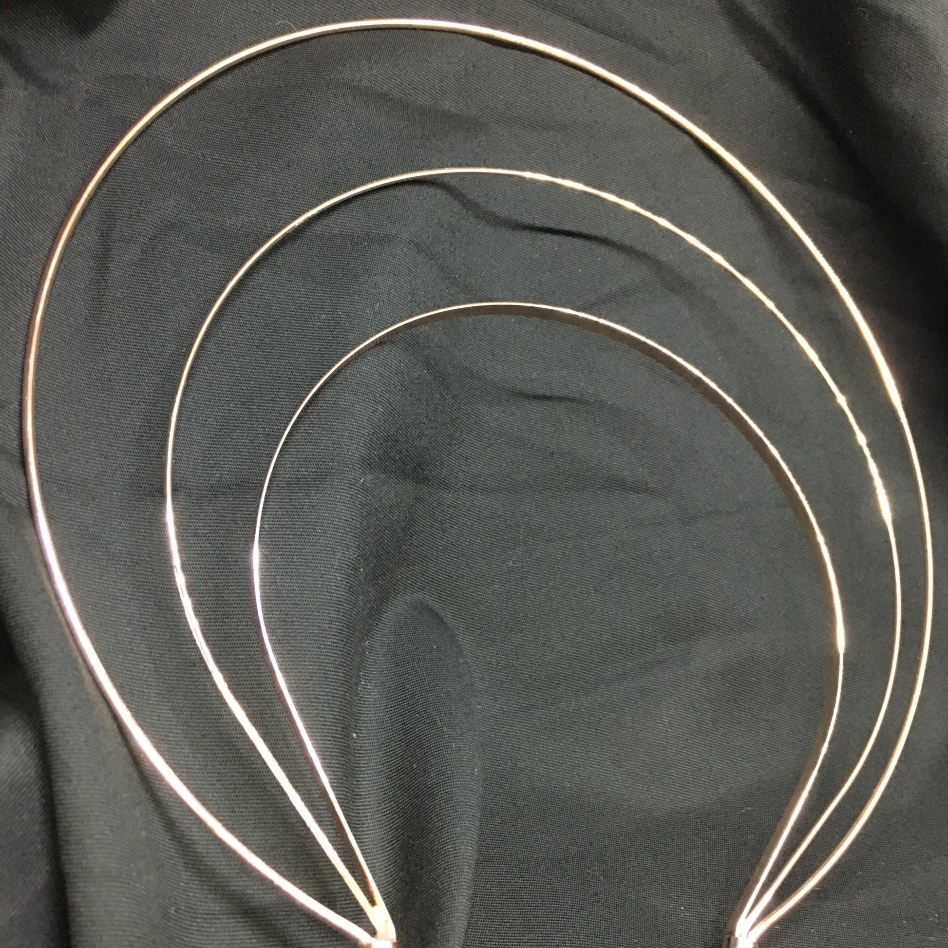 Metal Halo Headbands rose gold double