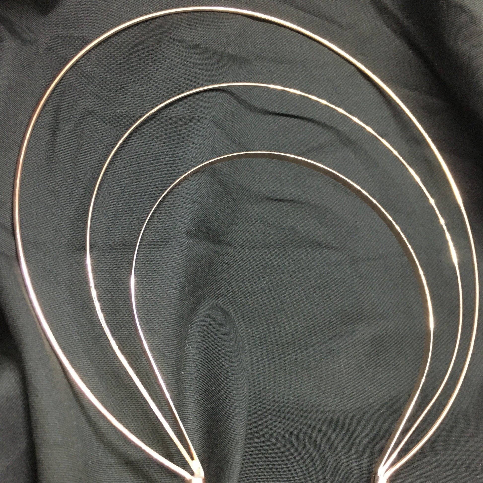 Metal Halo Headbands rose gold double