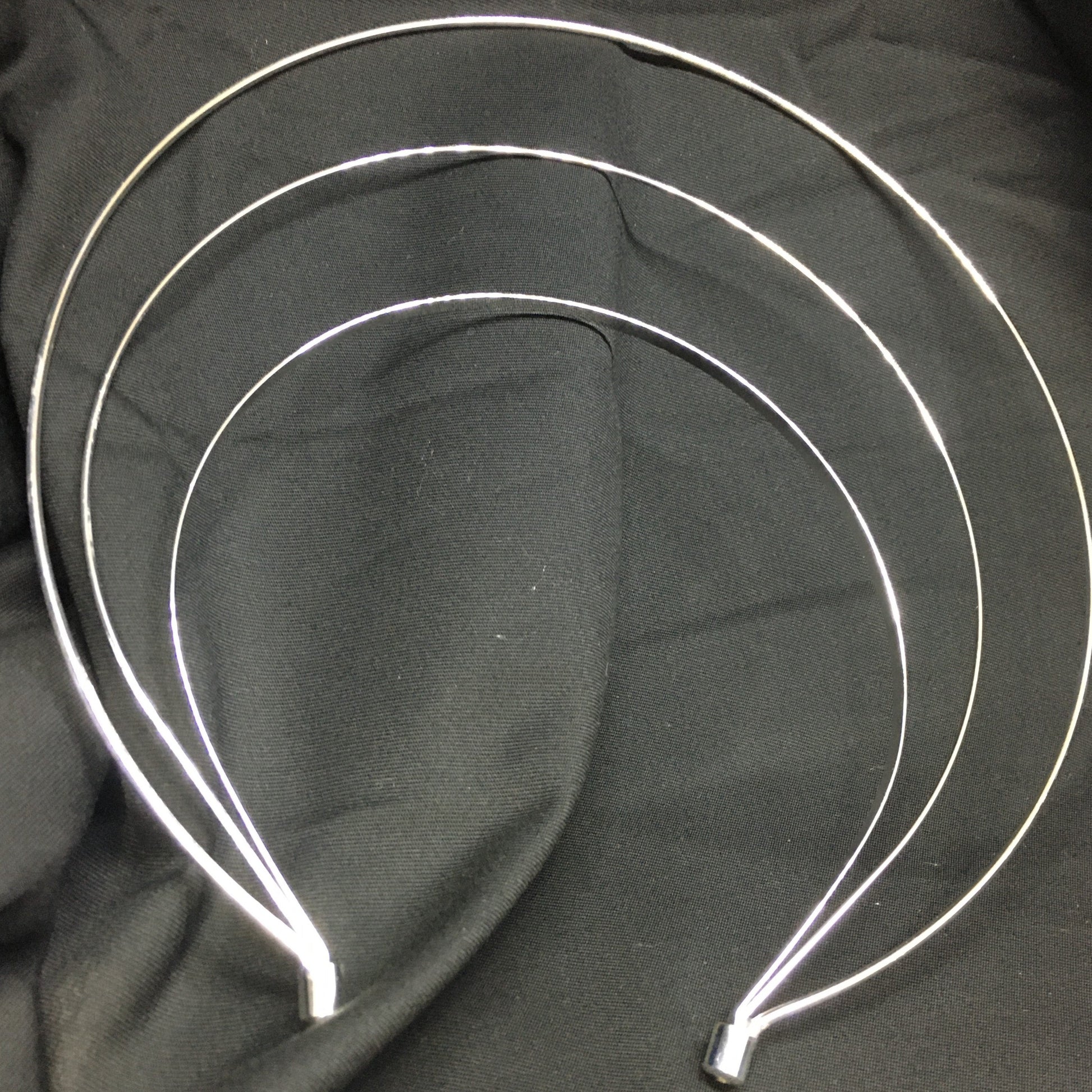 Metal Halo Headbands silver double