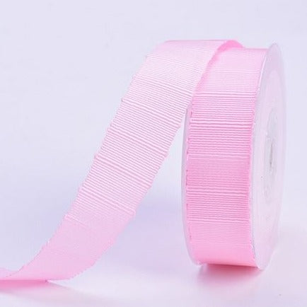 Slubby Petersham Ribbon pink