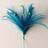 Small Diamontee Feather Mount Centres (FBN1610) - AU - B Unique Millinery