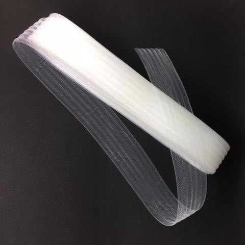 white 1.8"/4cm Plain Crinoline 