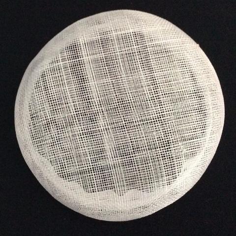 Sinamay Button [14cm] Base - AU - B Unique Millinery
