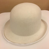 Bribie - Wool Felt Blocked Hat Base - white