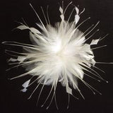 Spikey Feather Flower (YX12102) - AU - B Unique Millinery