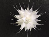 Spikey Feather Flower Minature (EF1099) - US - B Unique Millinery