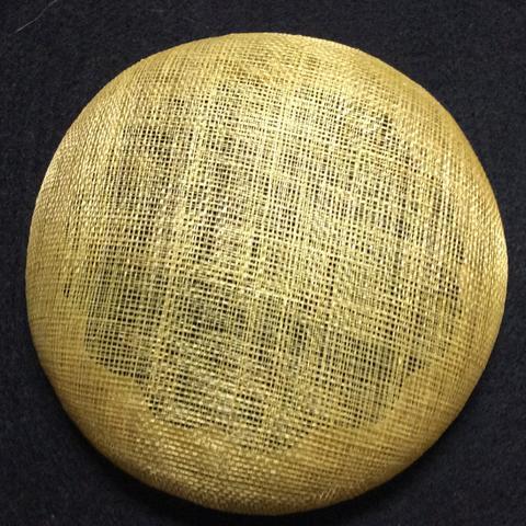 Sinamay Button [14cm] Base - AU - B Unique Millinery