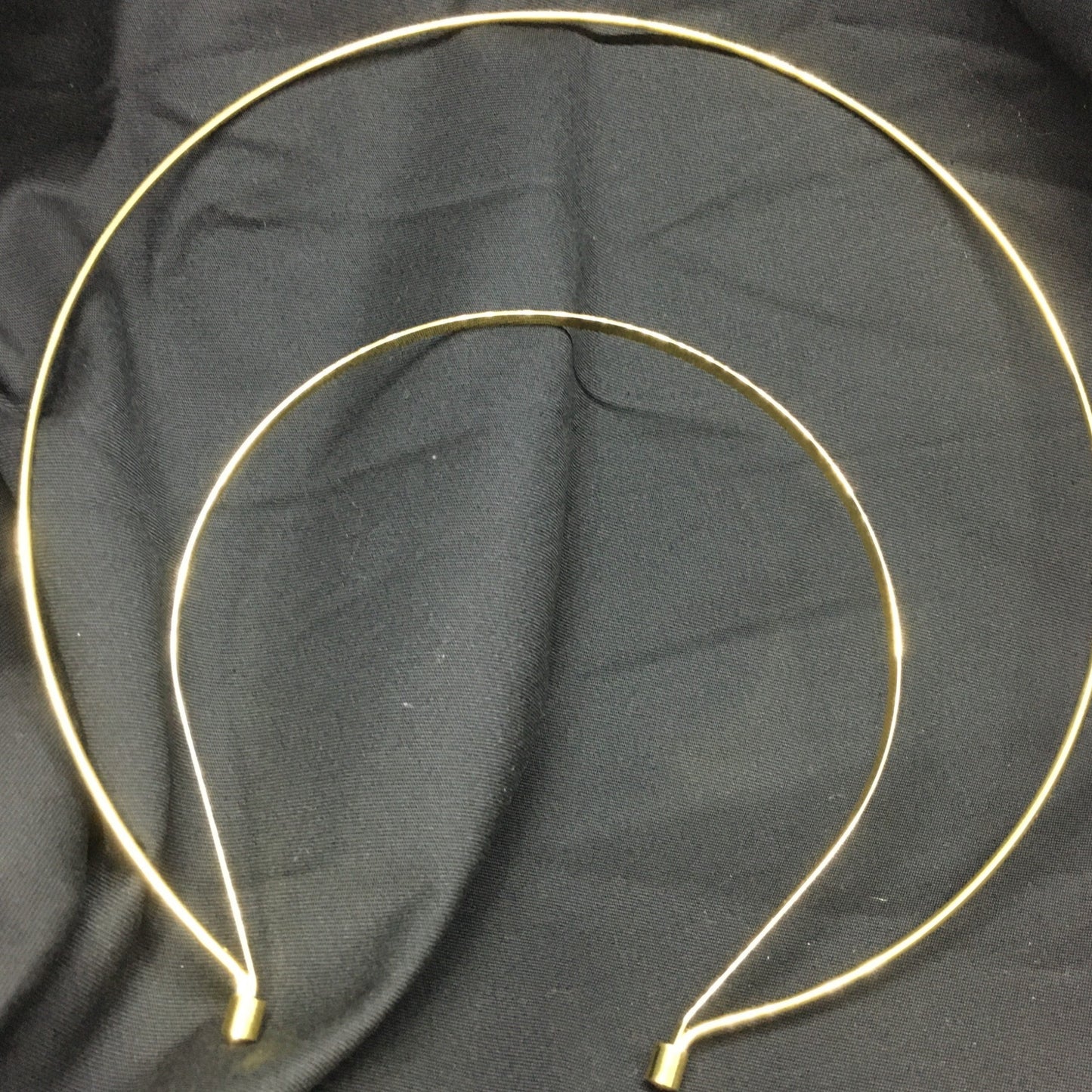 Metal Halo Headbands yellow gold large