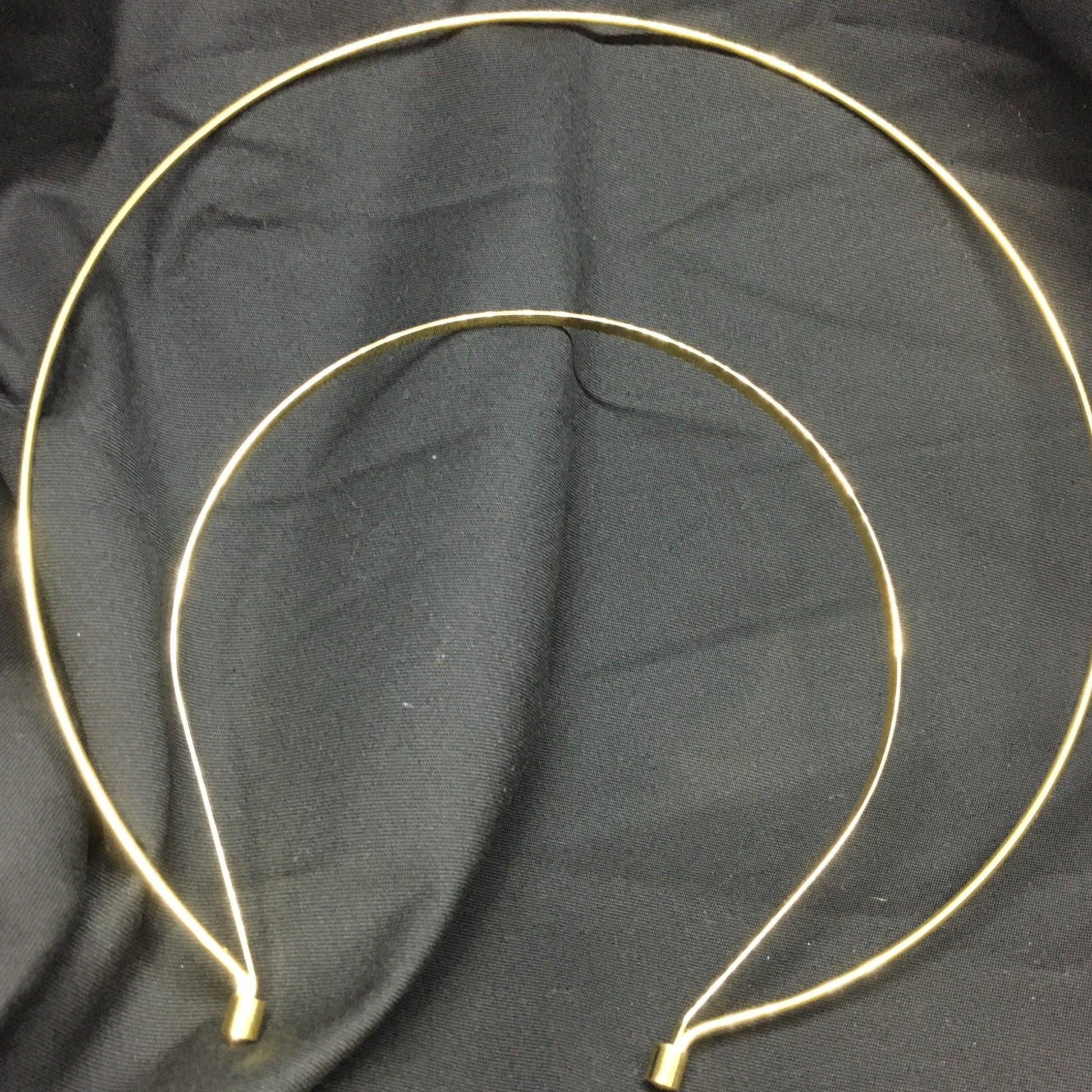 Metal Halo Headbands yellow gold large