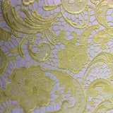 Guipure Pradda Swirls & Flowers [50cmx50cm] Lace - AU - B Unique Millinery