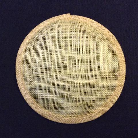 Sinamay Round [14cm] Base - AU - B Unique Millinery